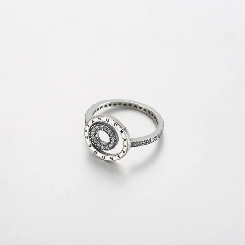 (slika za) Prstan Pandora Signature Circles Pavé - 192316C01 - Ogled 3