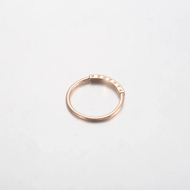 (slika za) Prstan Pandora Signature I-D v slogu pavé - 182283C01 - Ogled 4