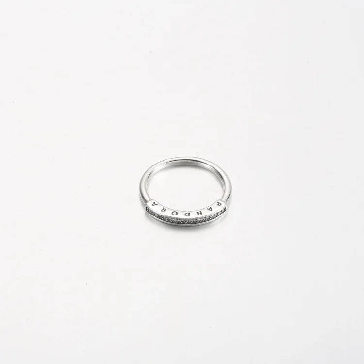 Prstan Pandora Signature I-D v slogu pavé - 192283C01