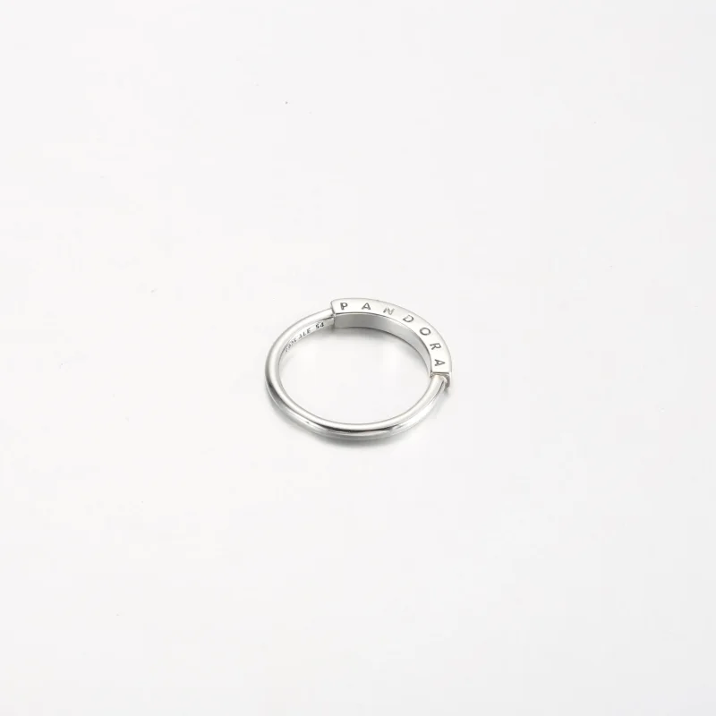 (slika za) Prstan Pandora Signature I-D v slogu pavé - 192283C01 - Ogled 4