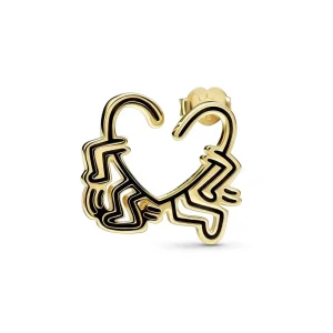 (slika za) Uhanček Keith Haring™ x Pandora s hodečimi srčki​ - 262221C01