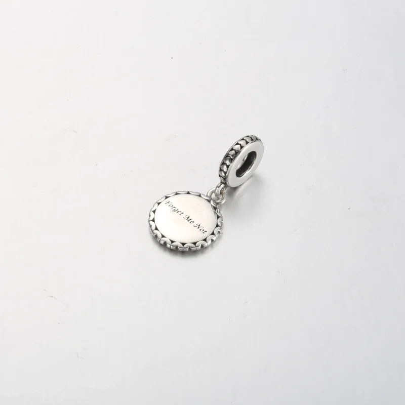 (slika za) Viseči obesek s cvetjem Pandora Modra Nezabavna - 792018C00_E031 - Ogled 3