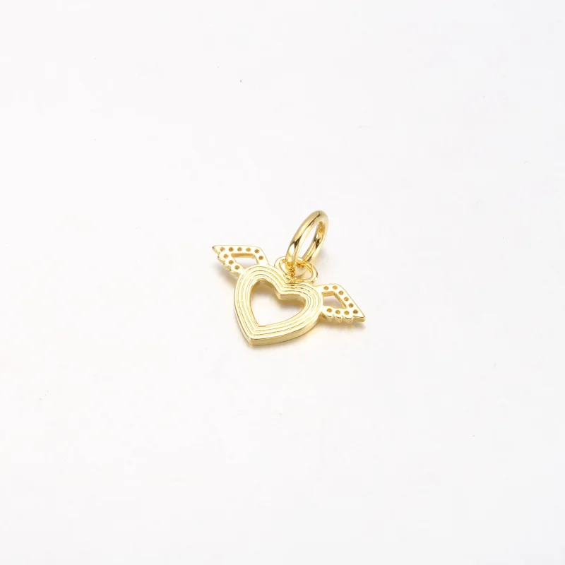 (slika za) Viseči obesek s srcem in angelskimi krili Pandora - 752362C01 - Ogled 2