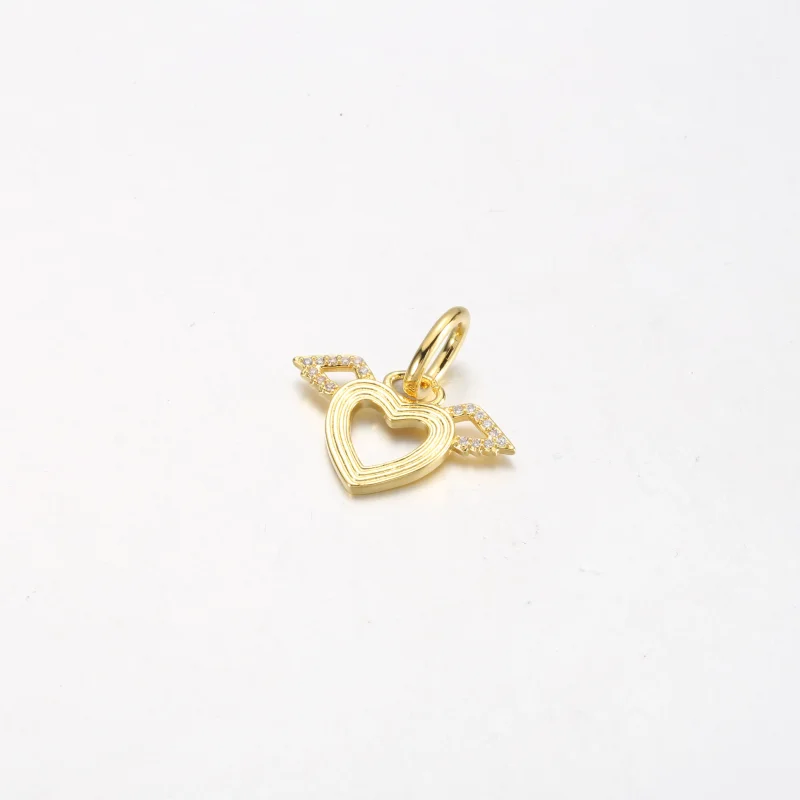 (slika za) Viseči obesek s srcem in angelskimi krili Pandora - 752362C01 - Ogled 3