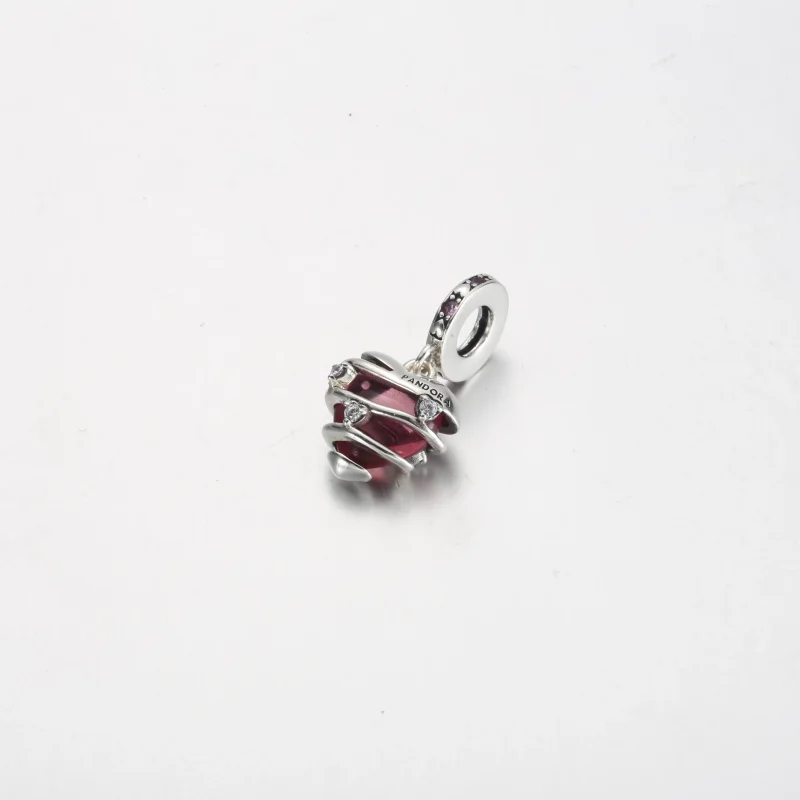 (slika za) Viseči spiralni obesek Pandora Reveal Your Love Heart - 791131C01 - Ogled 3