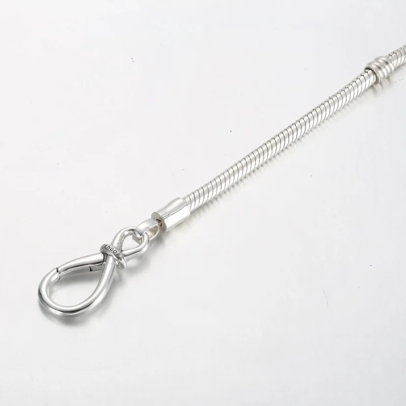 (slika za) Zapestnica Pandora Moments z zaponko v obliki spirale neskončnosti. - 590792C00 - Ogled 5