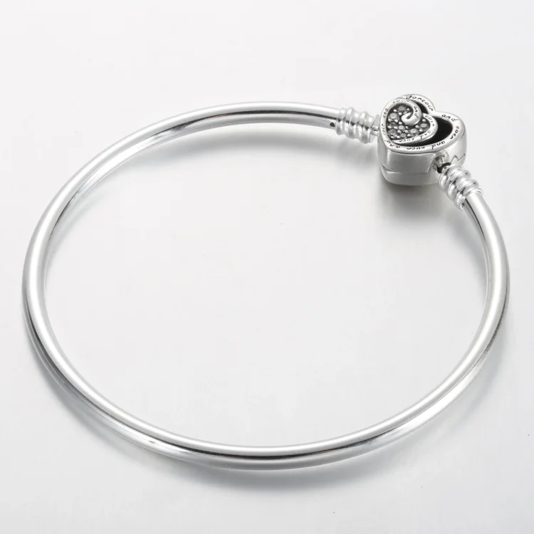 Zapestnica z zaponko Pandora Moments Entwined Infinite Hearts - 591064C01