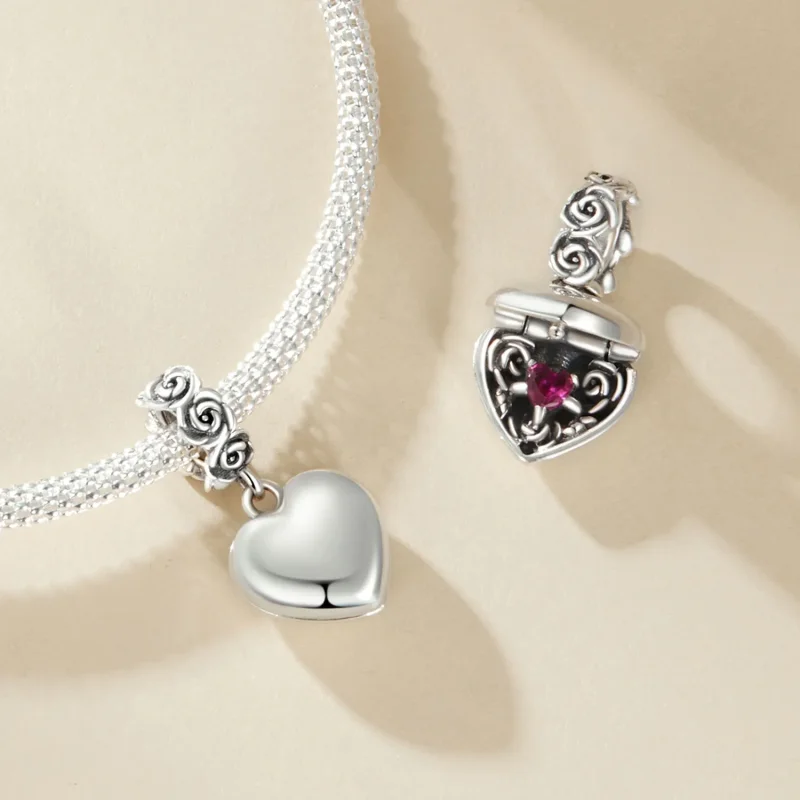 (slika za) Škatla s ponudbo romantične vrtnice v stilu PANDORA - SCC2701 - Ogled 5