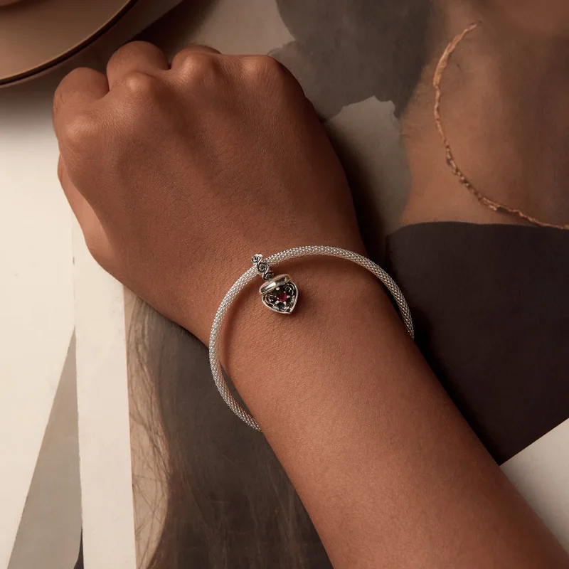 (slika za) Škatla s ponudbo romantične vrtnice v stilu PANDORA - SCC2701 - Ogled 7