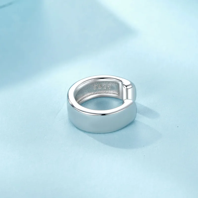 (slika za) Kovinska manšeta za ušesa v stilu PANDORA - SCE1691 - Ogled 4