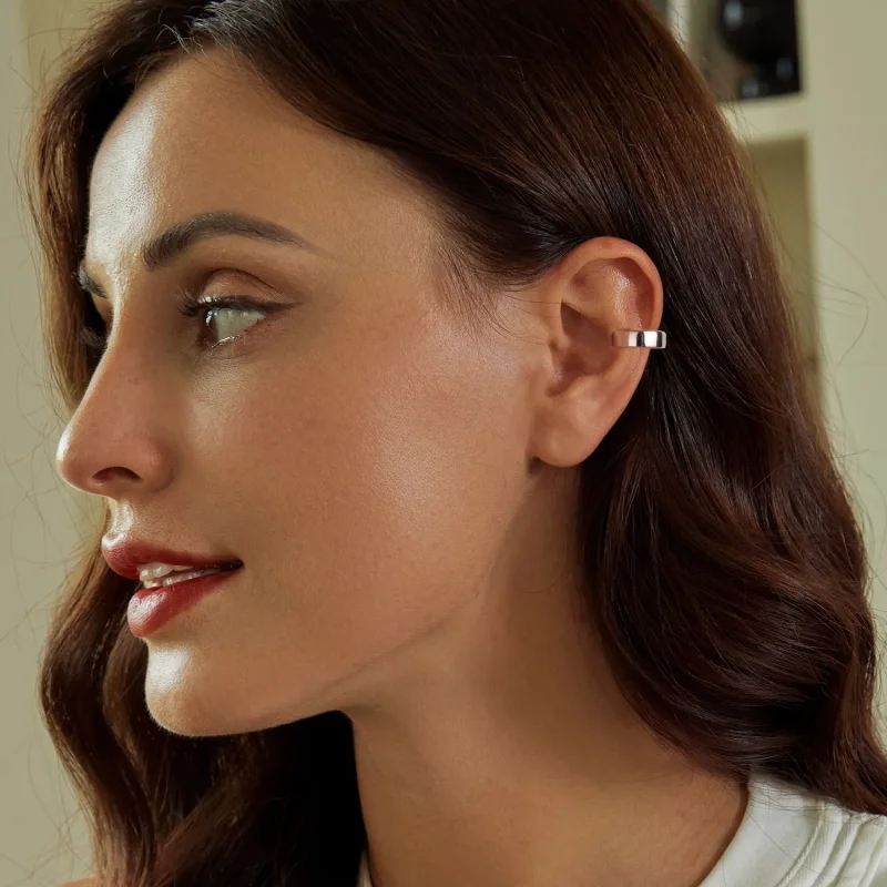 (slika za) Kovinska manšeta za ušesa v stilu PANDORA - SCE1691 - Ogled 6