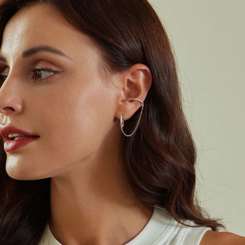 (slika za) Manšete za ušesa v stilu PANDORA - SCE1679-A - Ogled 6