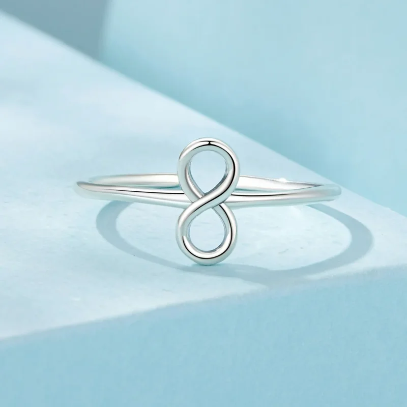 (slika za) Neskončni prstan v stilu PANDORA - SCR996-E - Ogled 3