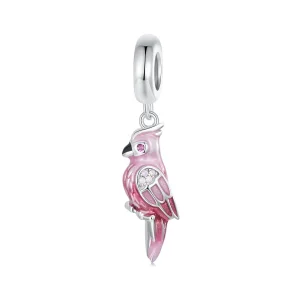 Obesek PANDORA Style Pink Parrot - BSC971 (slika za) Obesek PANDORA Style Pink Parrot - BSC971