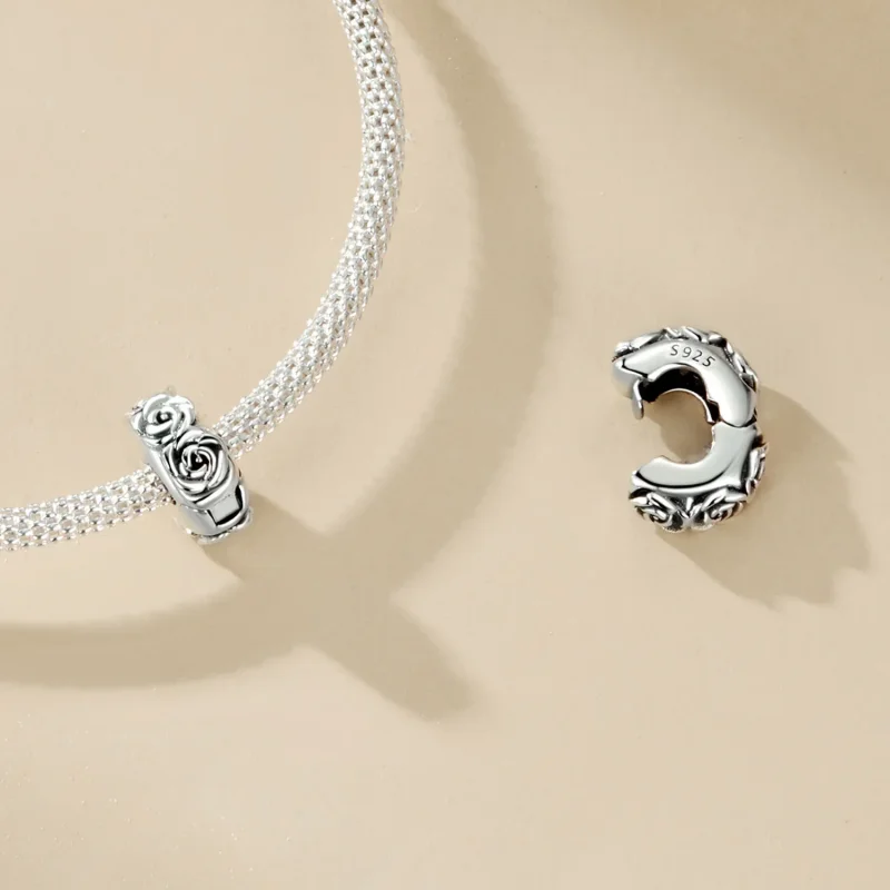 (slika za) Obesek za pozicioniranje zaponke v stilu PANDORA - SCC2706 - Ogled 4