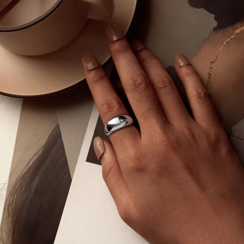 (slika za) Obroč za zaslonko v stilu PANDORA - SCR983-E - Ogled 5