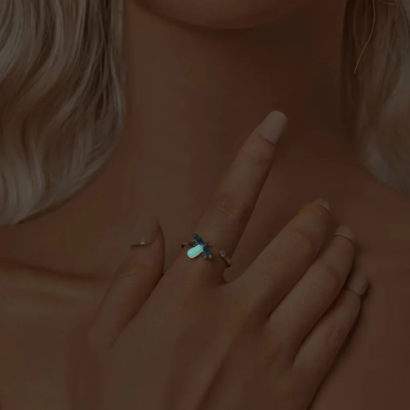 (slika za) Odprt prstan s kresnikom v stilu PANDORA - BSR514-E - Ogled 6