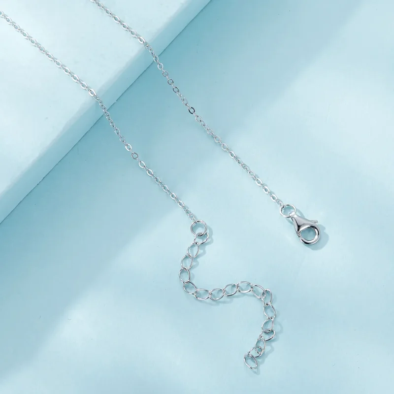 (slika za) Ogrlica z mačko in metuljem v stilu PANDORA - SCN514 - Ogled 4