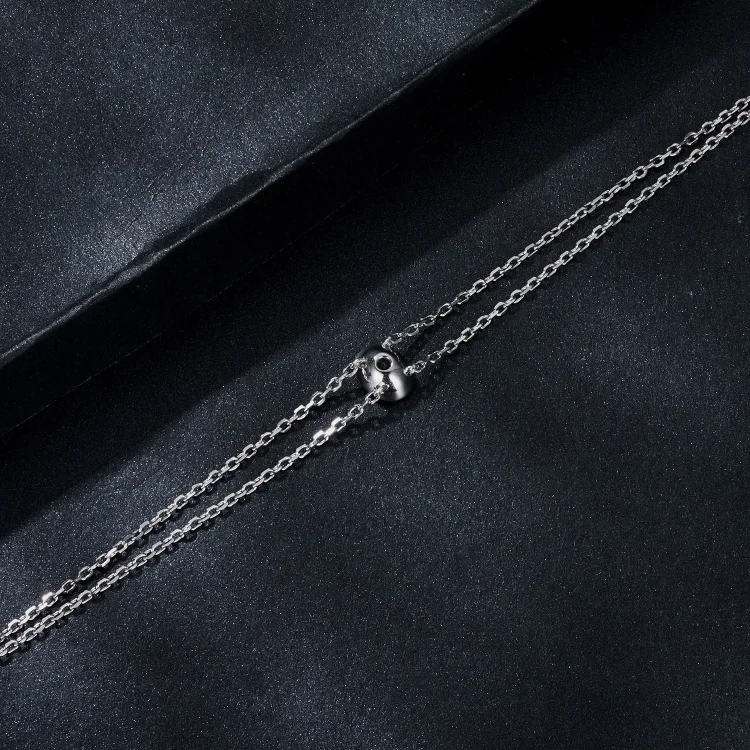 PANDORA Style 1Ct dvoslojna zapestnica iz moissanita (en certifikat) - MSB012