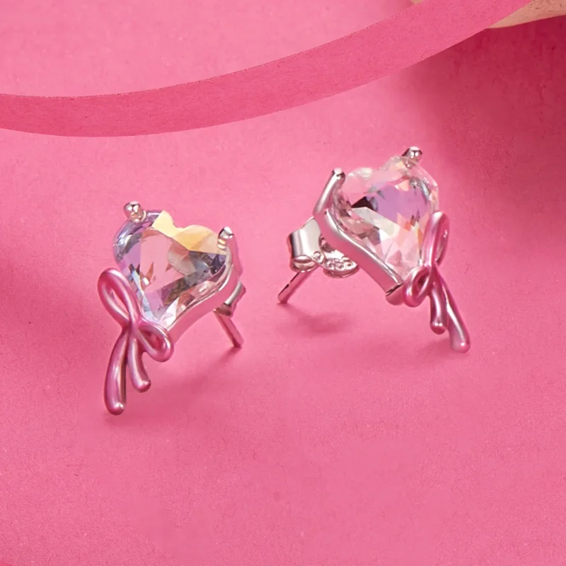 (slika za) PANDORA Style Love Bow Uhani - SCE1696 - Ogled 3