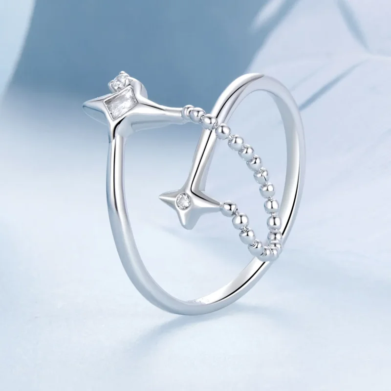 (slika za) PANDORA Style Odprt prstan Starlight - BSR519-E - Ogled 2