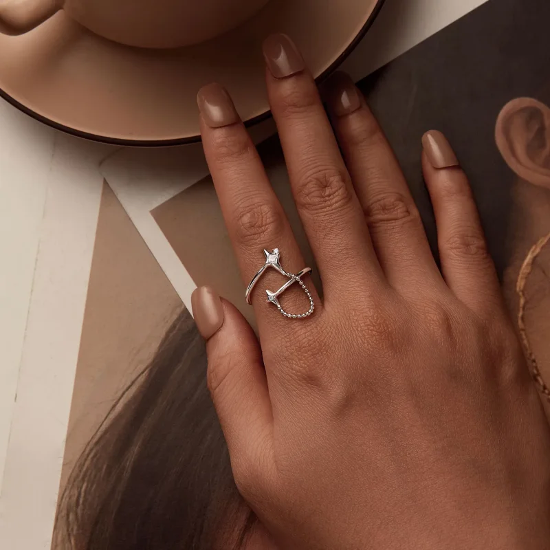 (slika za) PANDORA Style Odprt prstan Starlight - BSR519-E - Ogled 4