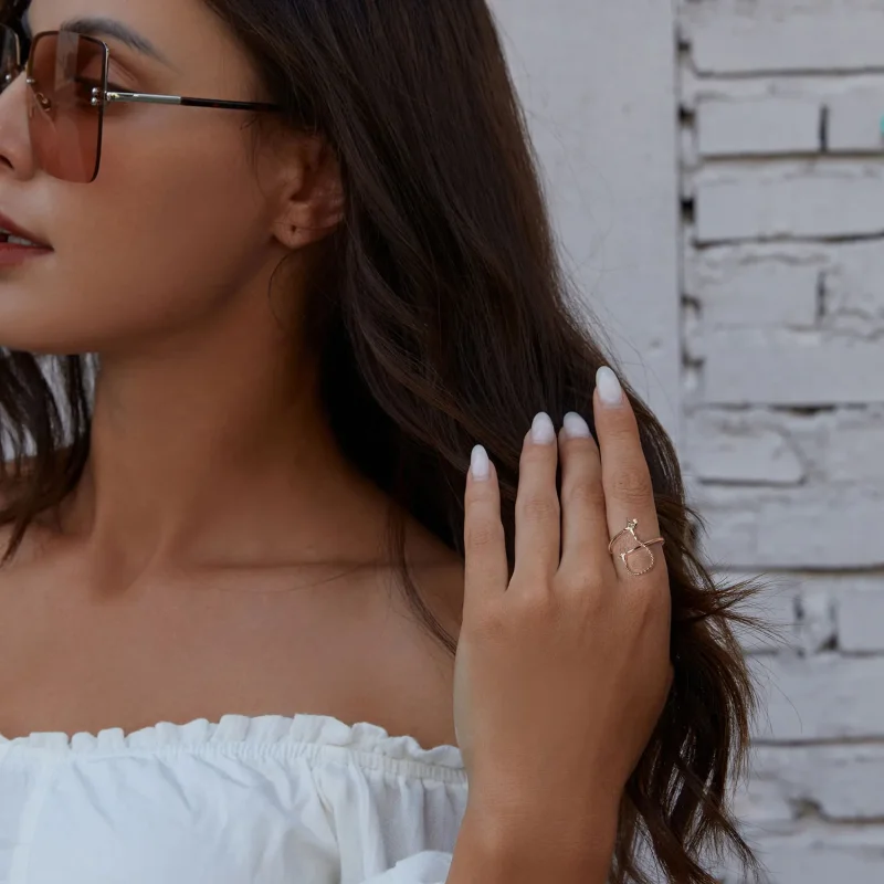 (slika za) PANDORA Style Odprt prstan Starlight - BSR519-E - Ogled 7