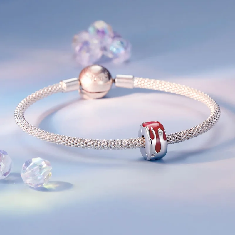 (slika za) PANDORA Style Taljen obesek za zaponke za pozicioniranje - SCC2700 - Ogled 5