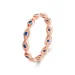 Prstan s hudičevim očesom iz rožnatega zlata v stilu PANDORA - BSR212-C