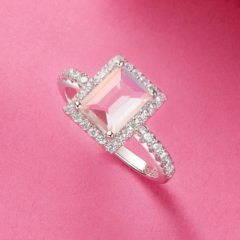 (slika za) Prstan s kamnitim kamnom v stilu PANDORA za dekleta - SCR999 - Ogled 3