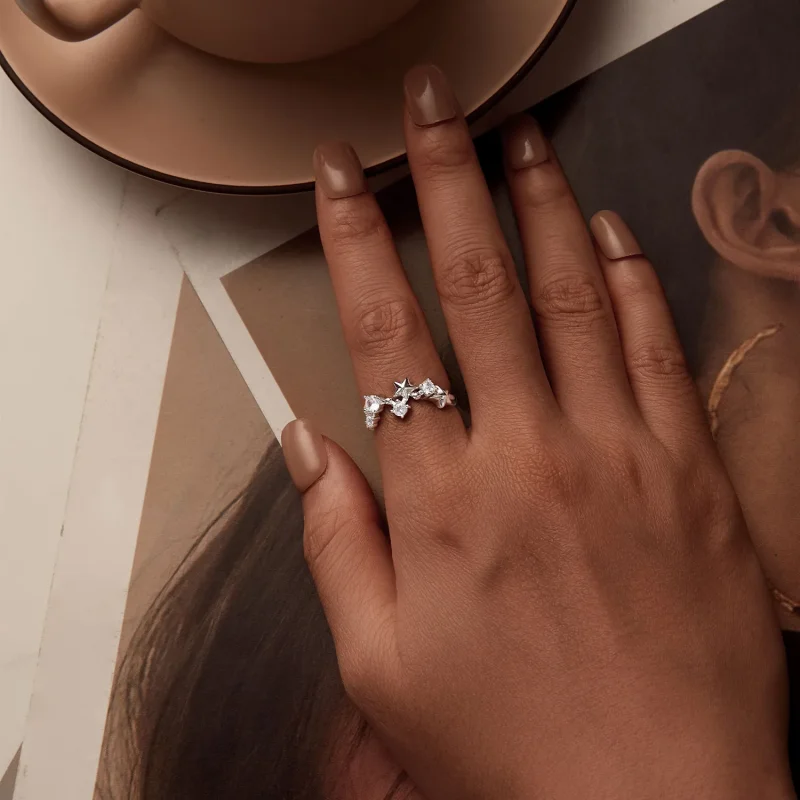 (slika za) Prstan z velikim vozom v stilu PANDORA - SCR1005 - Ogled 6