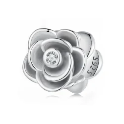 Tridimenzionalni obesek PANDORA Style Rose - SCC2705