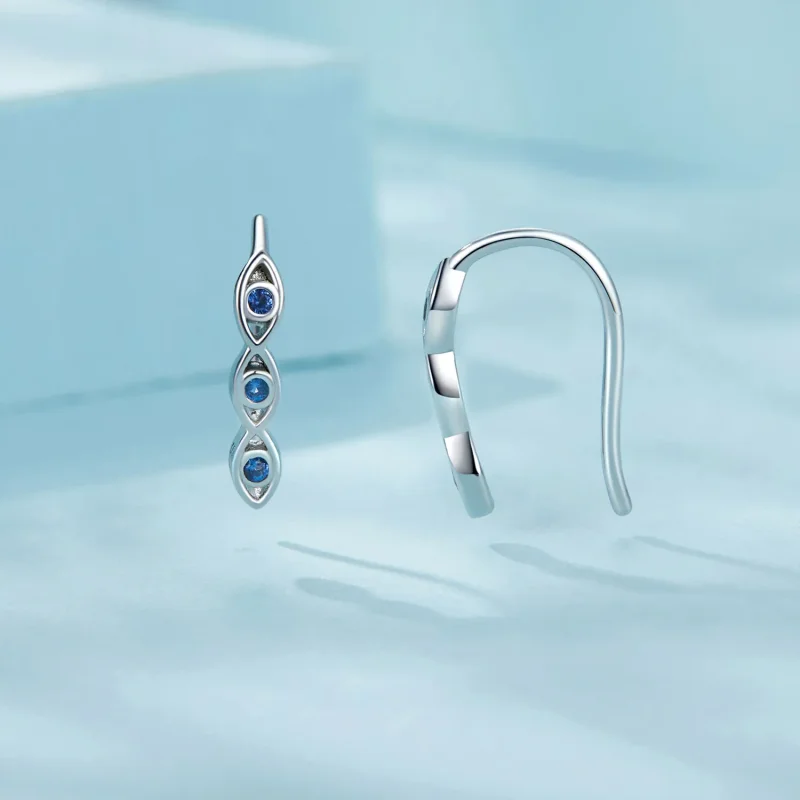 (slika za) Uhani s hudičevim očesom v stilu PANDORA - SCE1695 - Ogled 3