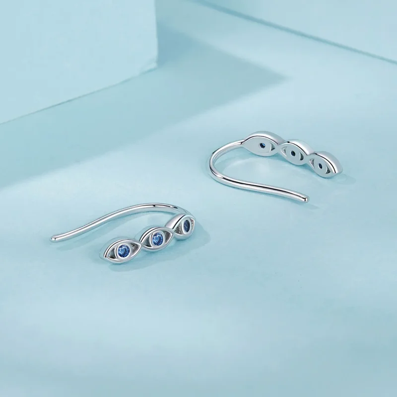 (slika za) Uhani s hudičevim očesom v stilu PANDORA - SCE1695 - Ogled 4