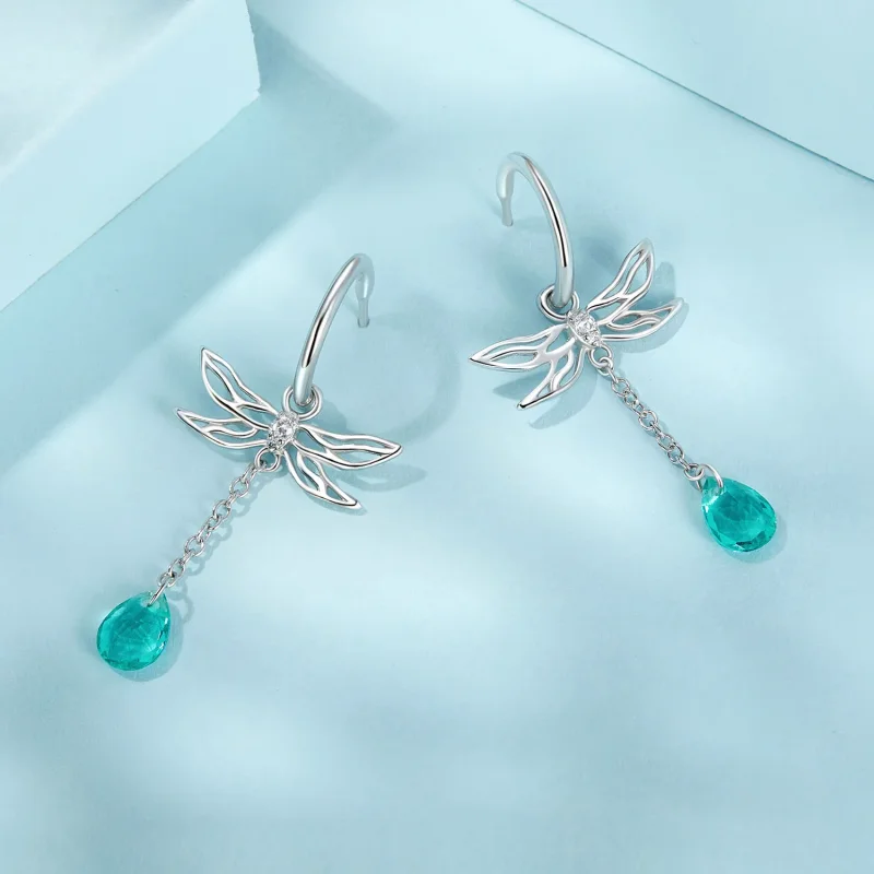 (slika za) Uhani z resicami v stilu PANDORA - SCE1699 - Ogled 3