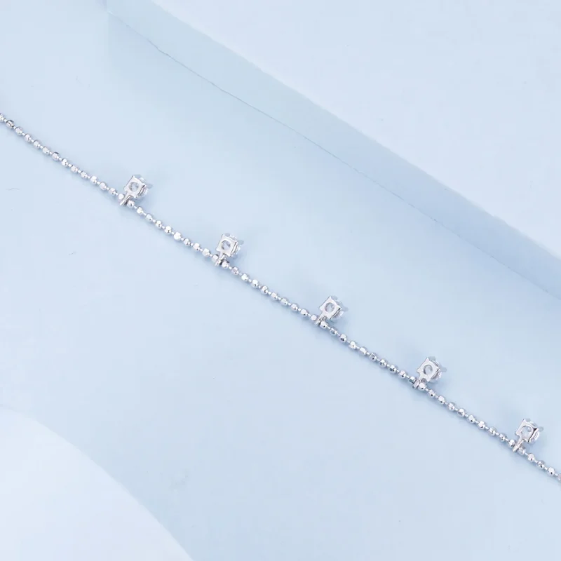 (slika za) Zapestnica s finim bleščečim cirkonom v stilu PANDORA - BSB156 - Ogled 3