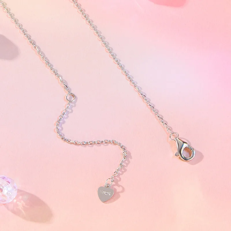 (slika za) Fantasy Butterfly Flower ogrlica v stilu PANDORA - SCN521 - Ogled 4