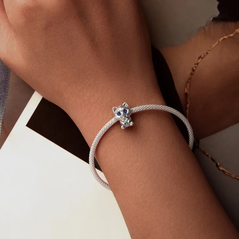 (slika za) Majhne rakunske kroglice v stilu PANDORA - SCC2757 - Ogled 6