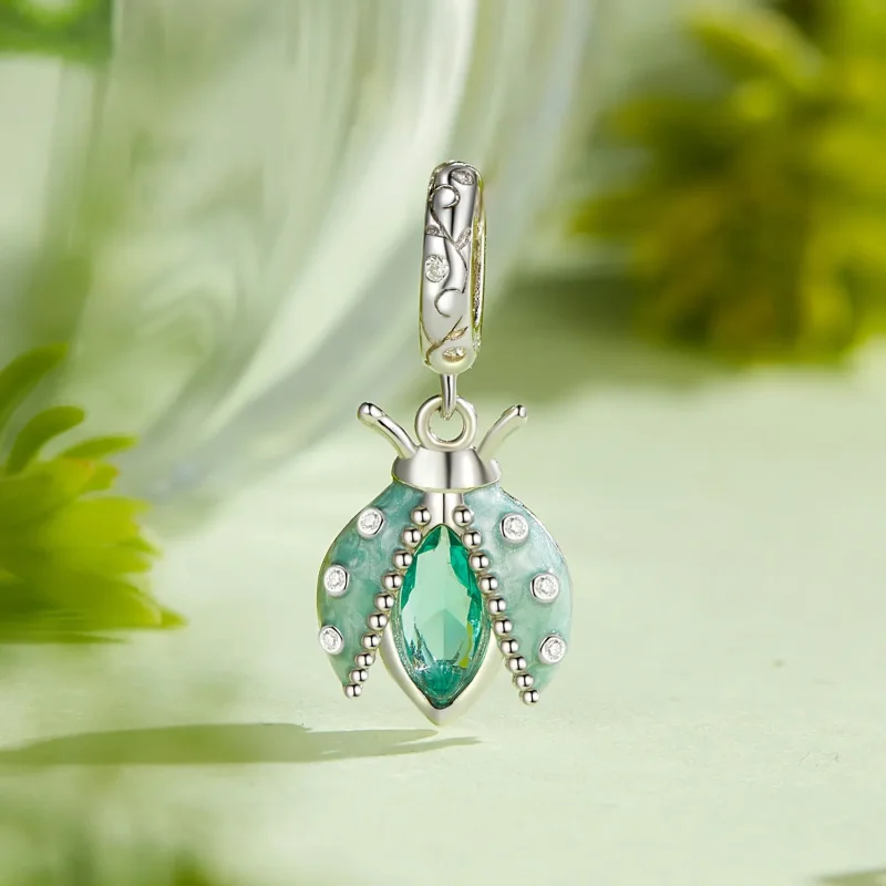 (slika za) Obesek s pikapolonico Oasis v slogu PANDORA - SCC2772 - Ogled 2