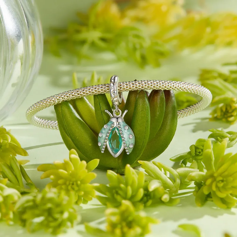 (slika za) Obesek s pikapolonico Oasis v slogu PANDORA - SCC2772 - Ogled 3