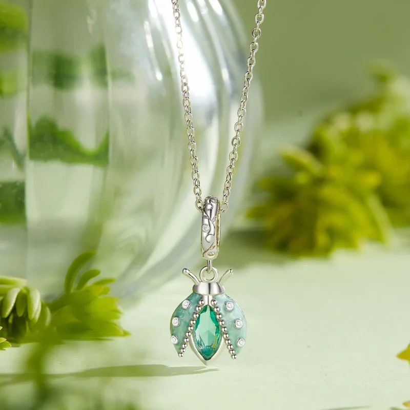 (slika za) Obesek s pikapolonico Oasis v slogu PANDORA - SCC2772 - Ogled 5