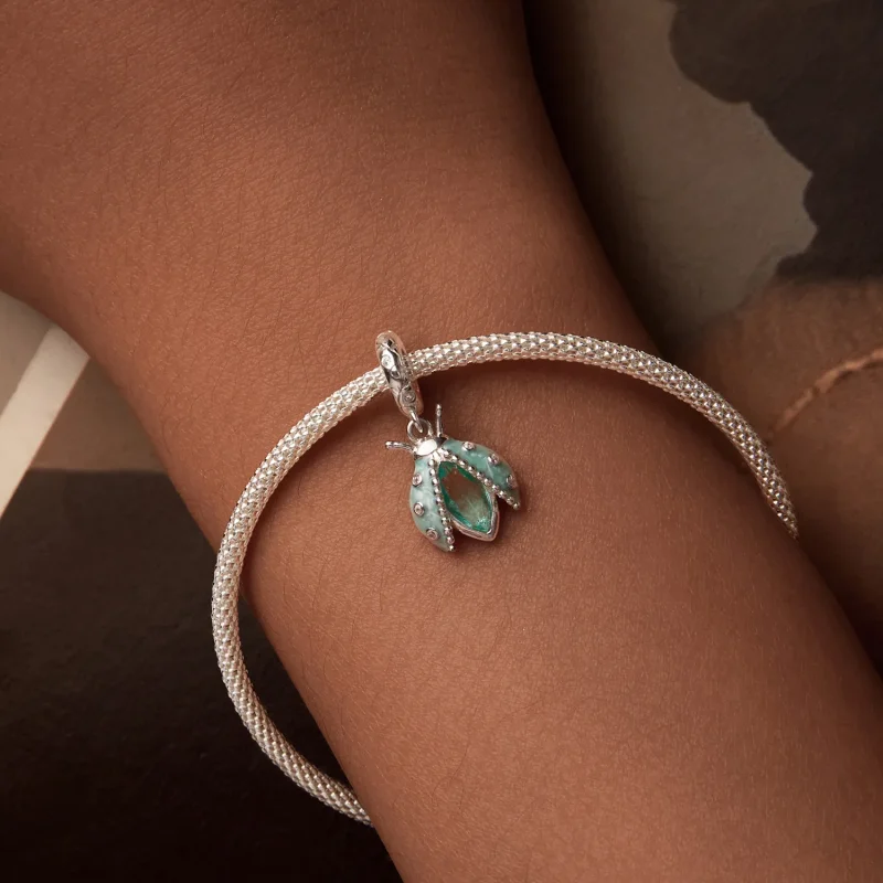 (slika za) Obesek s pikapolonico Oasis v slogu PANDORA - SCC2772 - Ogled 7