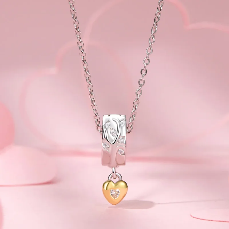 (slika za) Obesek s zaponkami v stilu PANDORA Tree of Life - BSC1003 - Ogled 3