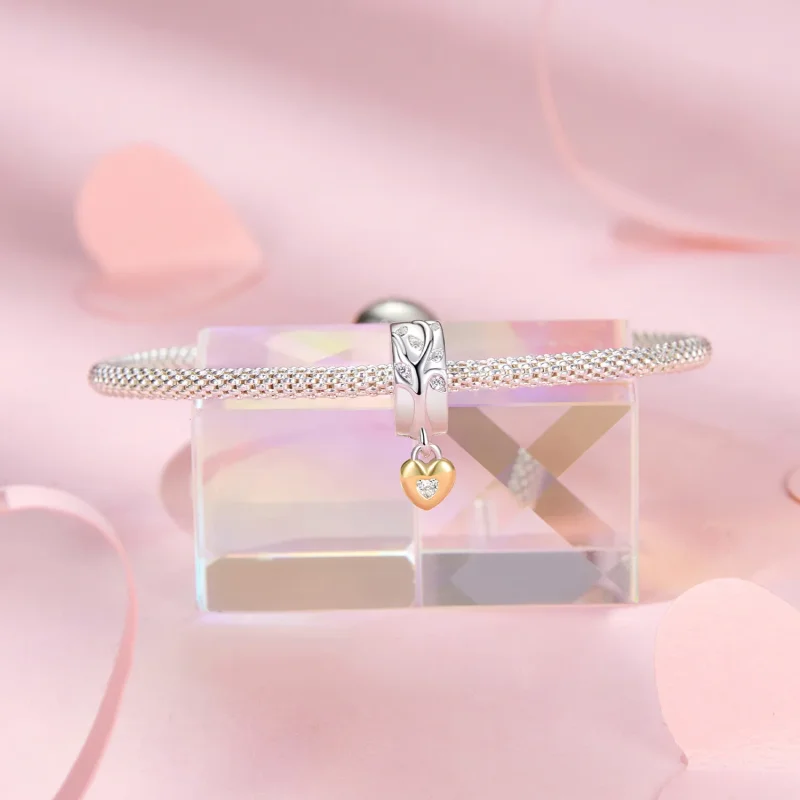 (slika za) Obesek s zaponkami v stilu PANDORA Tree of Life - BSC1003 - Ogled 4