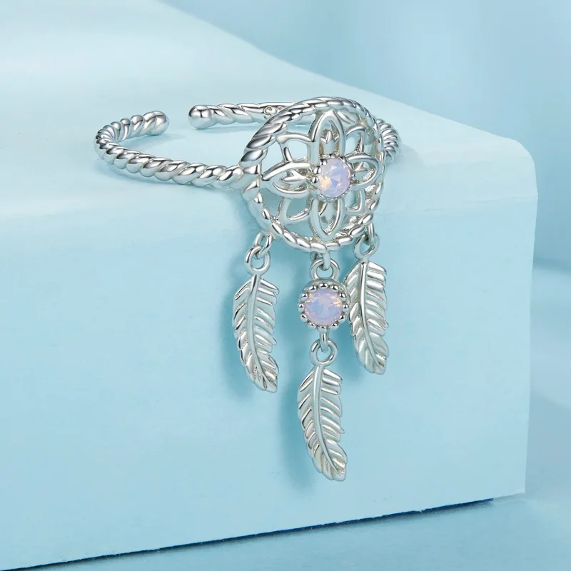 (slika za) Odprt prstan PANDORA Style Dream Catcher - SCR1022-E - Ogled 2