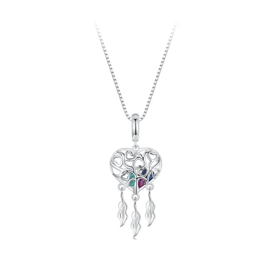 (slika za) Ogrlica lovilec sanj v slogu PANDORA Love Tree Of Life - SCN519