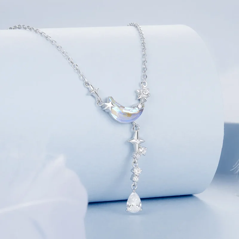 (slika za) Ogrlica Moonset Galaxy v stilu PANDORA - BSN380 - Ogled 2