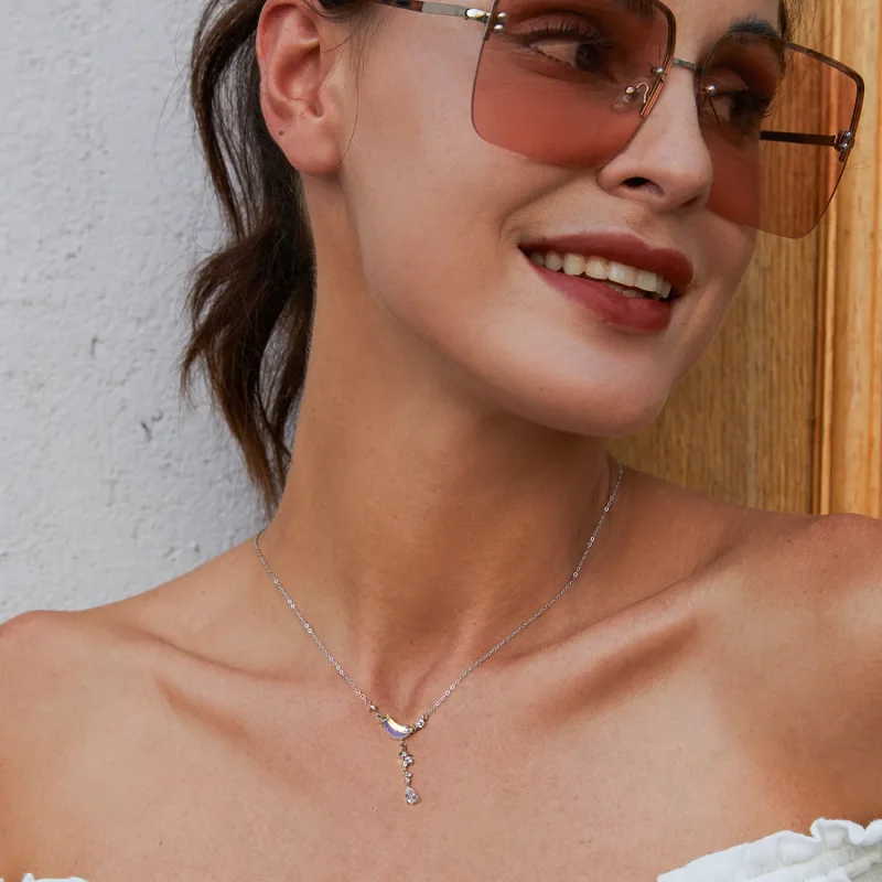 (slika za) Ogrlica Moonset Galaxy v stilu PANDORA - BSN380 - Ogled 5