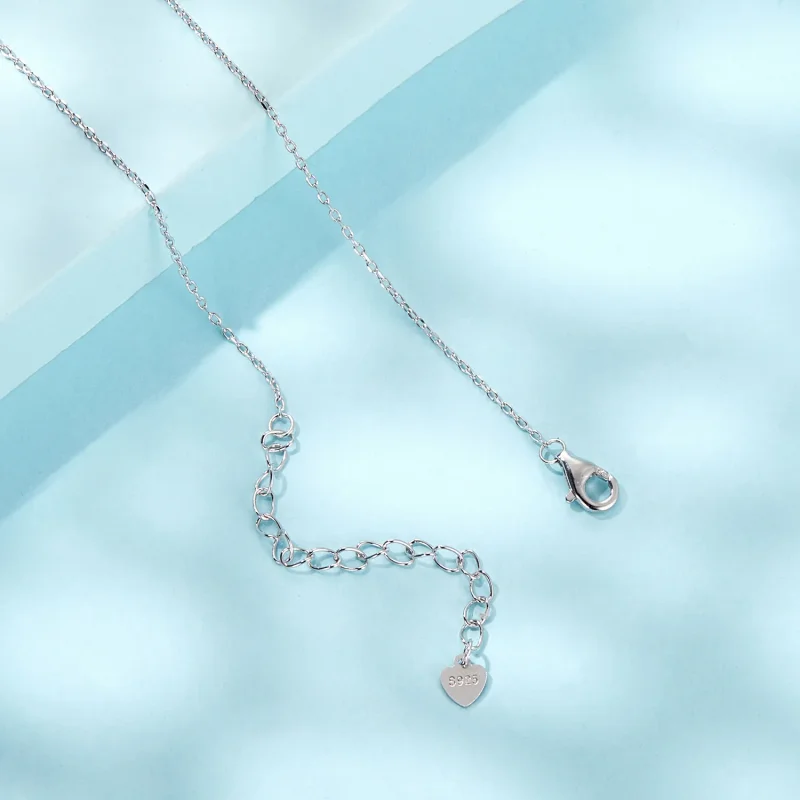 (slika za) Ogrlica s ključem v obliki srca v obliki metulja PANDORA - SCN518 - Ogled 4