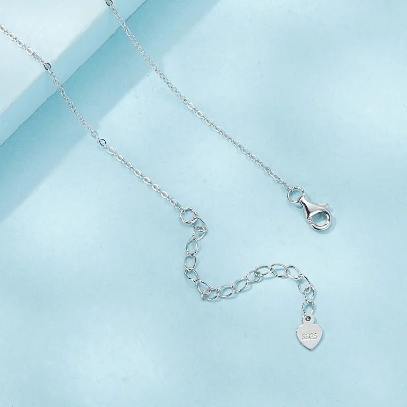 (slika za) Ogrlica z lotusom v stilu PANDORA - SCN520 - Ogled 4